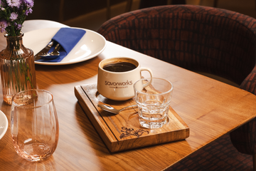 Design-led Savorworks Gurgaon retail-café featured in BW Retail World with cacao-inspired interiors