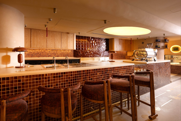 Day-to-night retail-café-bar format at Savorworks Gurgaon with coffee, chocolate and cocktail program