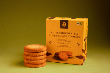 White Chocolate & Curry Leaves Cookies