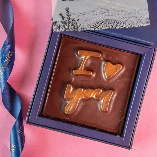 "I Love You" 3D Printed Chocolate