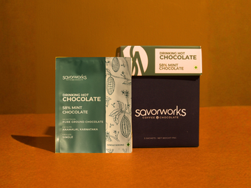 Drinking Hot Chocolate - 58% Mint Chocolate