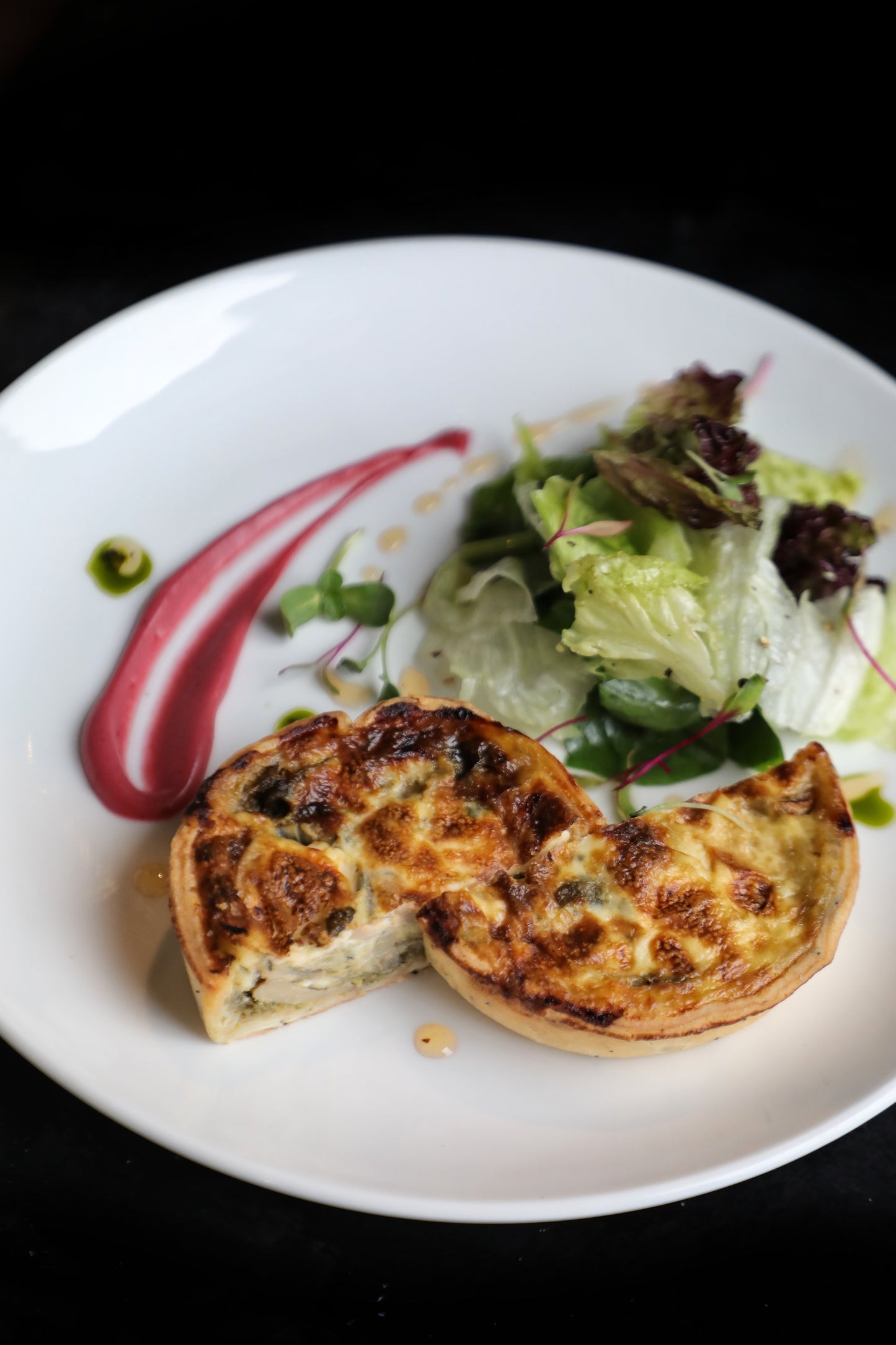 Spinach and Mushroom Quiche